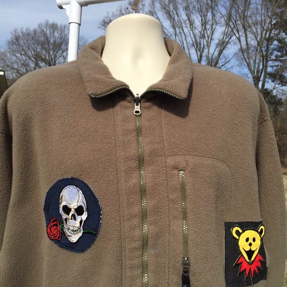 Vintage Patagonia Synchilla Grateful Dead Patches Jacket - Picture 2 of 15